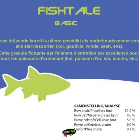 Basisvisvoer Fishtale 4,5 mm voor alle soorten siervissen.