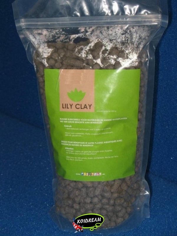 FT LILY CLAY, 100 % BLAUWE LEEMKLEI KORRELS