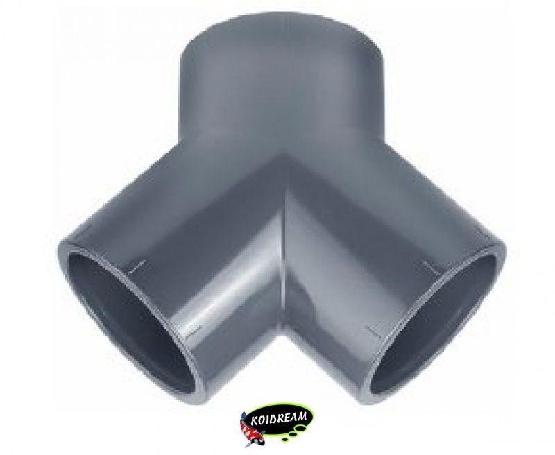 PVC Druk Y-stuk - 50 mm