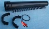 Modulaire luchtverdeler - PE zwart - 3 uitgangen 9 mm