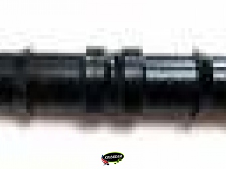 Verbindingsstuk 9 mm zwart PE