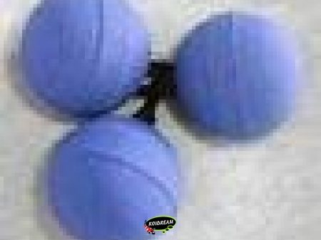 1 Luchtbal blauw 5 cm - 4/6mm