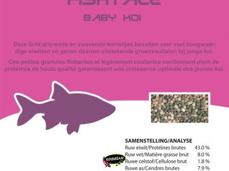 Babykoivoer 2.5 liter - Sluierstaarten visvoer